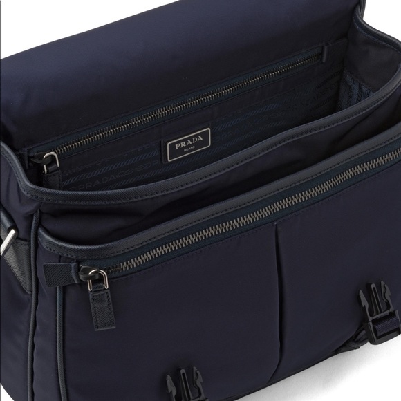 Prada Nylon and Saffiano Shoulder/Messenger Bag - Picture 6 of 14